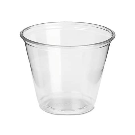 Dixie Clear Plastic Pete Cups Dxecp9a
