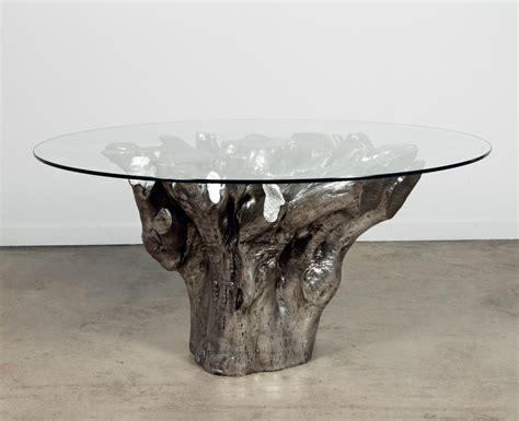 Daanis Modern Tree Trunk Dining Table