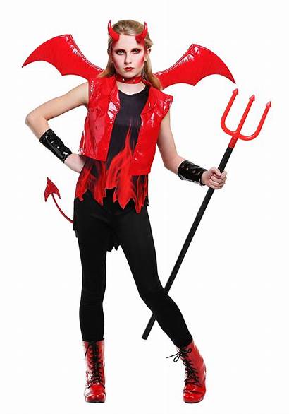 Costume Demon Fire Devil Costumes Child Halloween