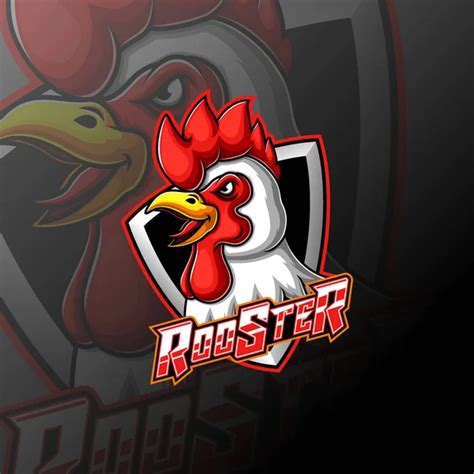 Angry Rooster Head Mascot Logo Of Illustration Stock Image Everypixel