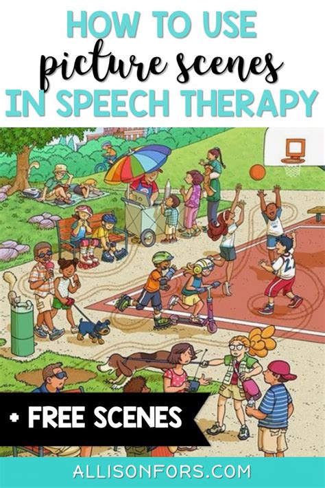 Picture scenes are a versatile and engaging tool to use in speech therapy to work on: How to Use Picture Scenes in Speech Therapy (+ free scenes ...