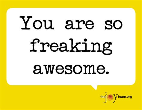 you are so freaking awesome 8x11 the joy team