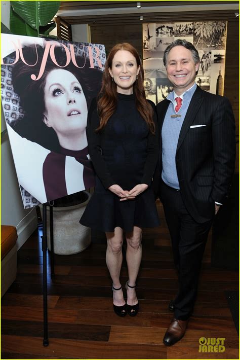 Julianne Moore Dujour Magazine Summer Issue Cover Party Photo