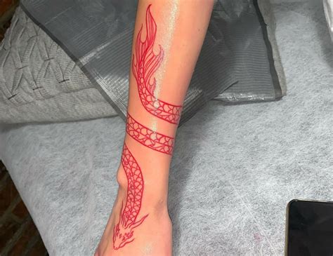 Discover 63 Dragon Wrapped Around Leg Tattoo Latest Incdgdbentre