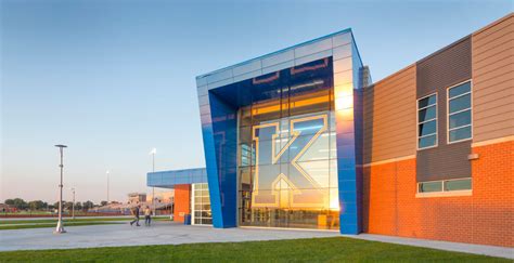 Midwest School Displays Signature Colored And Modern Exterior Design