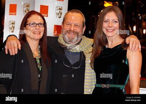 Us Director Terry Gilliam His Wife Maggie Weston L And His Stock