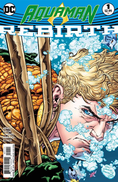 Aquaman Rebirth 1 A Dc 2016 Nm Brad Walker The Drowning Prelogue Delug Golden Apple Comics