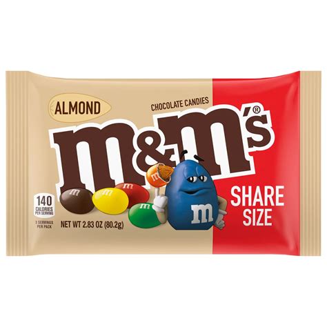 Mandms Almond Chocolate Candy Sharing Size Pouch Shop Candy At H E B