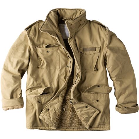 Surplus Paratrooper Winter Jacket Mens M65 Military Army Warm Coat