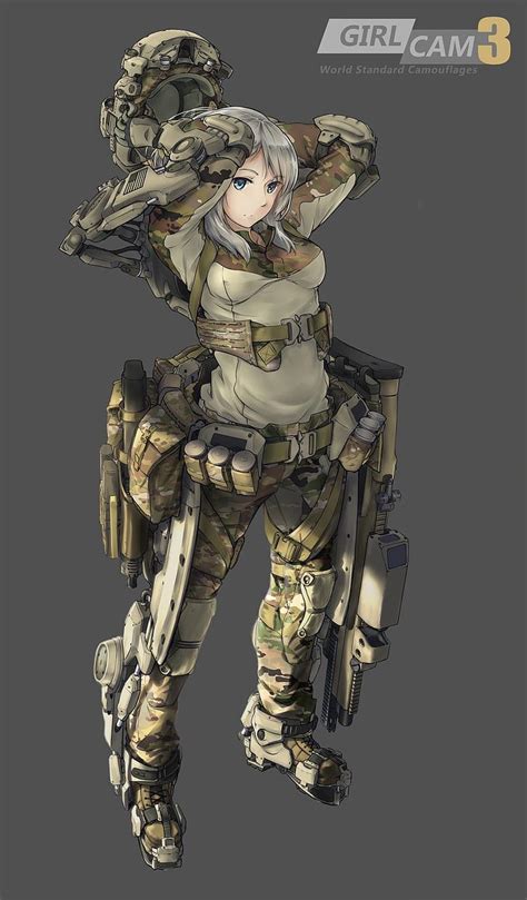 Anime Female Army See More Ideas About Anime Characters Anime Strong