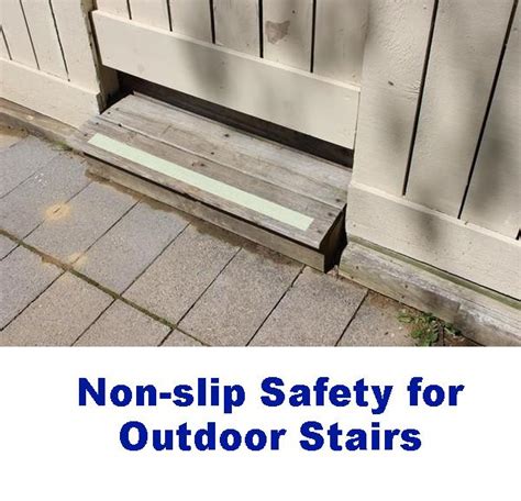 Fix Slippery Outdoor Stairs Wood Tile Concrete No