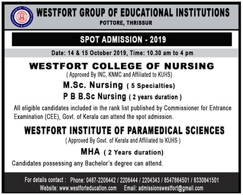 Best Approved Nursing Colleges In Kerala Admission 2020 2021 Wahe