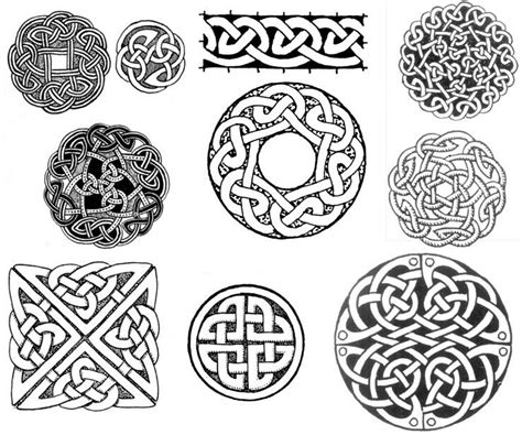 Celtic Circle And Square Knot Designs Celtic Tattoo Symbols Celtic
