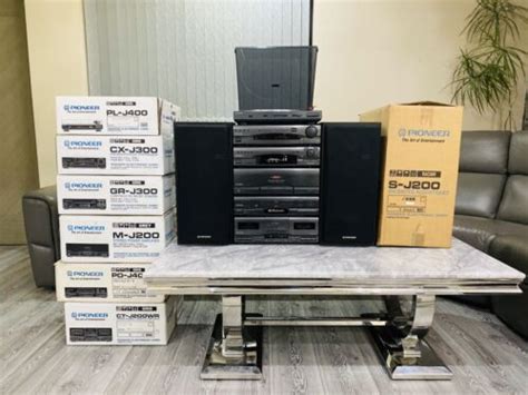 Boxed Pioneer J 200 Series Stereo Stack System Hifi Separates Speakers