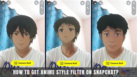 How To Get Anime Style Filter On Snapchat Youtube