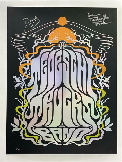 Susan Tedeschi And Derek Trucks Band Signed Autograph 18x24 Concert Tour Poster C Autographia