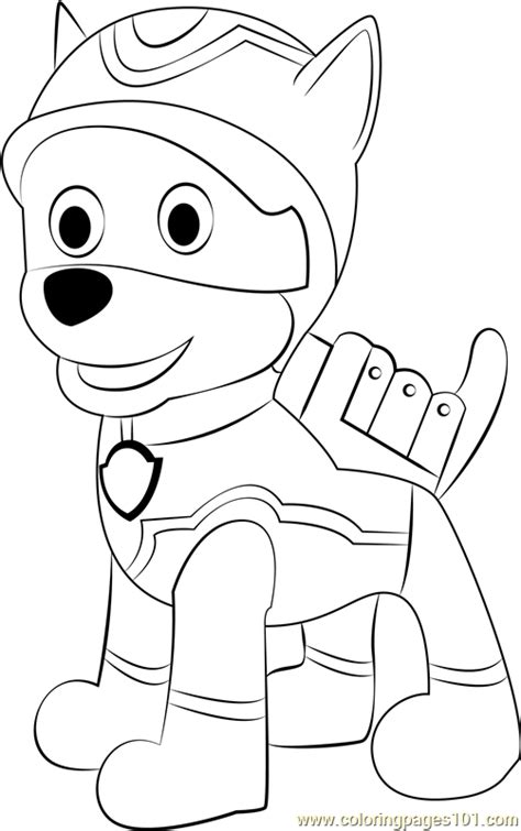 Super Spy Chase Coloring Page – Free PAW Patrol Coloring