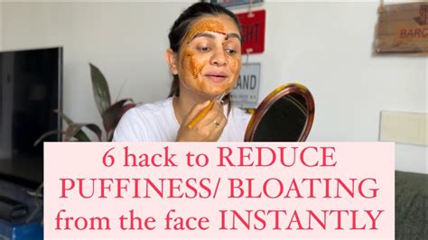 How To Reduce Puffinessbloating From Your Face Instantly Youtube