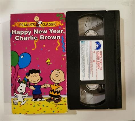 VHS Happy New Year Charlie Brown Used