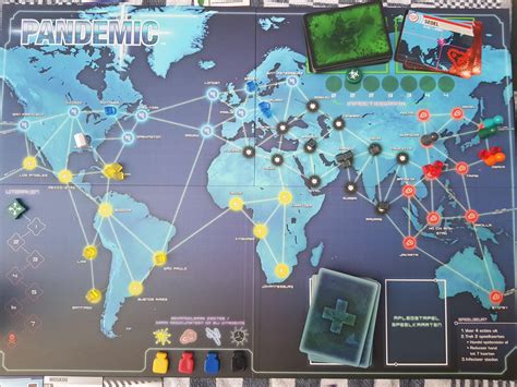 Pandemic Board Game Map - pandemic 2020