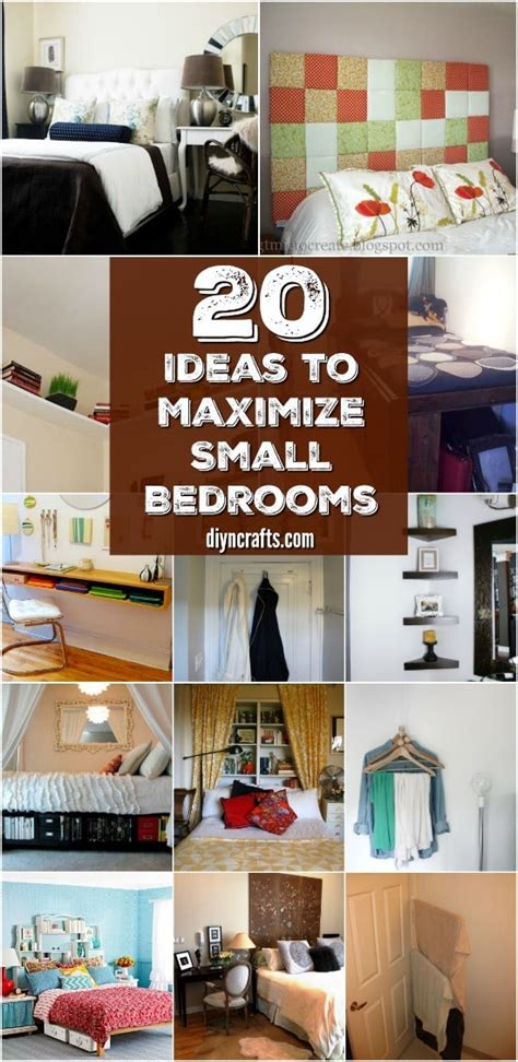 20 Space Saving Ideas And Organizing Projects To Maximize Your Small Bedroom Diy And Crafts