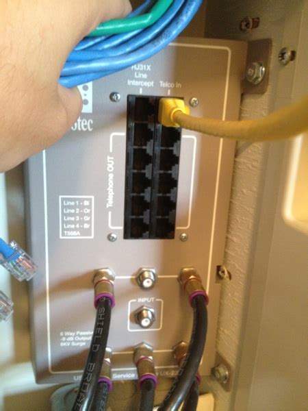 Since the 1940s, any house built (or any older home that has been rewired) has had to follow an electrical code: networking - How do I use this home ethernet wiring box ...