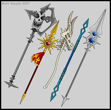 Spears And Polearms By Kupogames On Deviantart