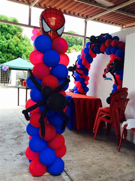 Así Lucen Las Arañas Decoración Eventos Norma Fiesta De Spiderman