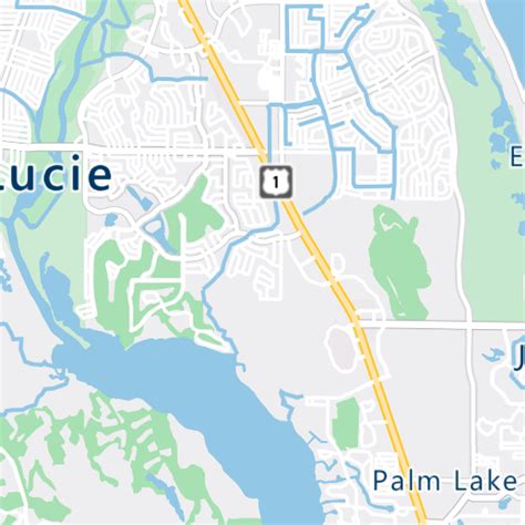 Port St Lucie Zip Code Map Maping Resources