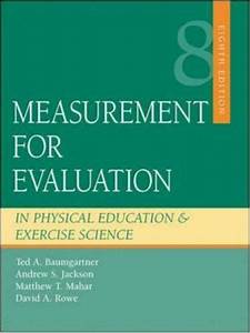9780073045269 Measurement For Evaluation In Physical Education And