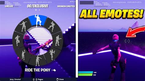 How To Get Every Emote For Free In Fortnite Creative Glitchpatched