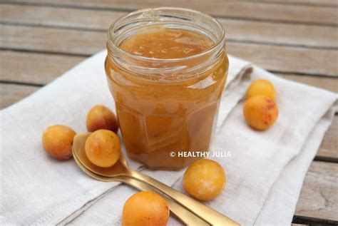 COOKING JULIA CONFITURE DE MIRABELLES ALLÉGÉE EN SUCRE