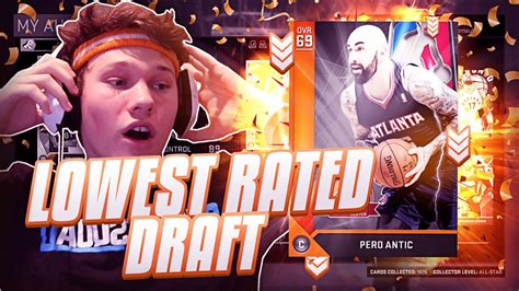 The Lowest Rated Draft Challenge Nba 2k16 Draft Youtube