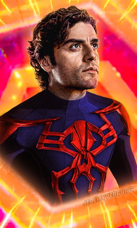 Oscar Isaac As Miguel O’hara Spider Man 2099 Myconfinedspace