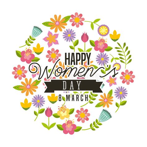 Happy Womens Day Design Stock Vector Illustration Of Love 85734803