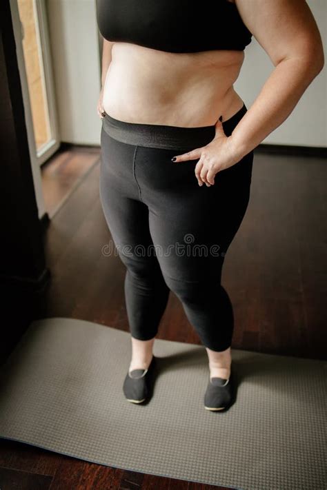 Woman With Obese Body Overweight Concept Stock Photo Image Of Diet