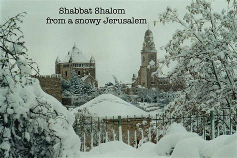 Snowy Shabbat Shabbat Winter Beauty Shabbat Shalom