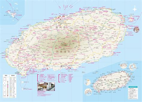 JEJU TAXI TOUR SAMCHOON Tour Map of Jeju 제주관광지도
