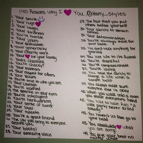 100 reasons why i love you list