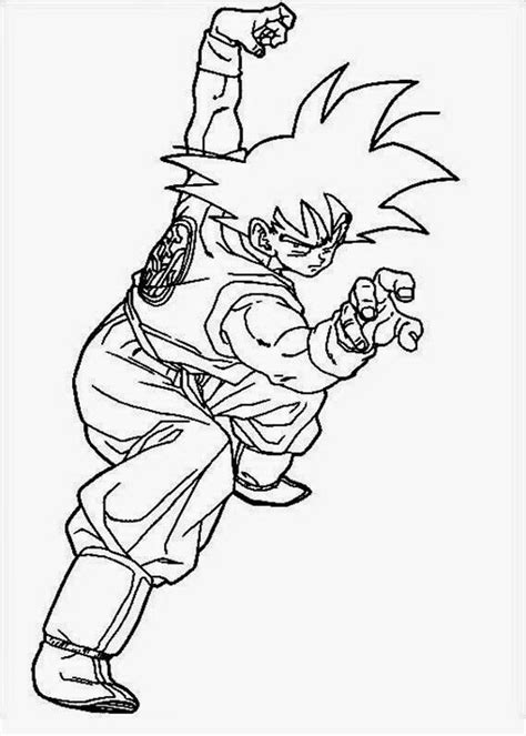 50 Imágenes De Goku Para Dibujar Dibujo Para Imprimir