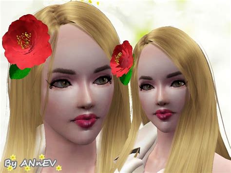 My Sims 3 Blog Flower Hair Accessory By An N Ev
