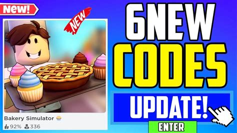 Secret Update Bakery Simulator Codes Youtube