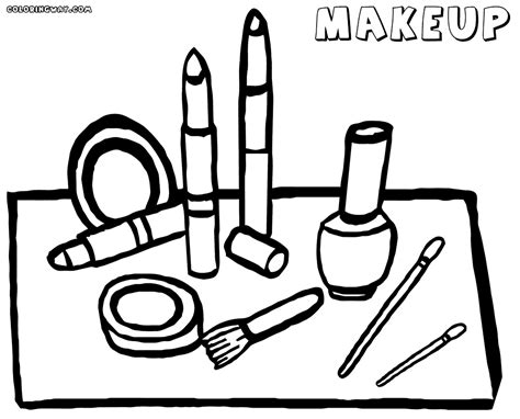 Using freepik's images as secondary images. MakeUp coloring pages | Coloring pages to download and print