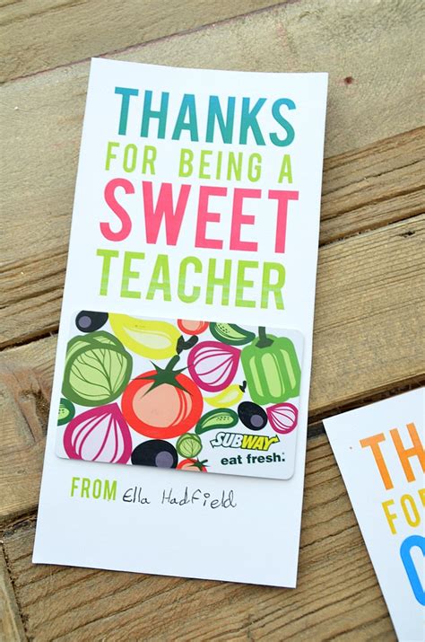 Teacher Appreciation T Card Holders Coolsweet Teachers By