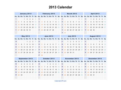 2013 Calendar Printable Printable Word Searches