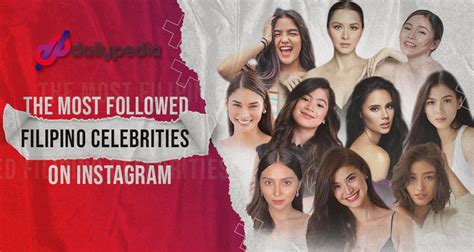 the 10 most followed filipino celebrities on instagram pinoyfeeds