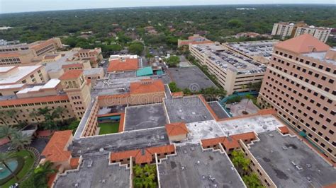 Aerial Baptist Hospital Miami Stock Footage Video Of Facility