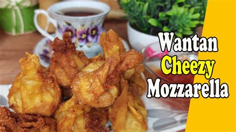 Menggunakan isi ayam yang sebenar (bukan di kisar seperti burger biasa di tepi jalan tu). Wantan Goreng Ayam Berkeju Cheese Mozzarella | Wonton ...
