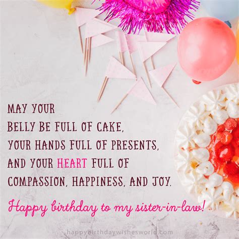 Birthday greetings for sister in law. 210 Ways to Say Happy Birthday Sister-in-Law - Wishes Disney