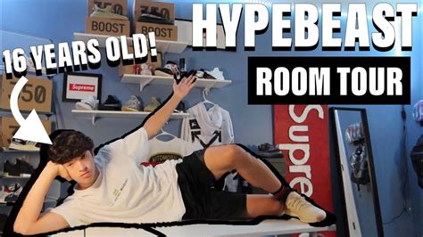 My Insane Budget Hypebeast Room Tour 16 Years Old Youtube